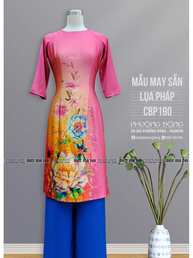 Áo Dài Cách Tân Lụa Pháp CBP190
